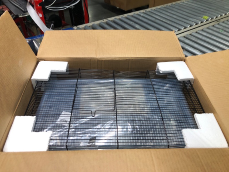 Photo 3 of ****USED**PARTS ONLY***SOLD AS IS***NO RETURNS***ALL SALES ARE FINAL****PLASTIC IS DAMAGED*** Favola Hamster Cage Includes Free Water Bottle, Exercise Wheel, Food Dish & Hamster Hide-Out Large Hamster Cage Measures 23.6L x 14.4W x 11.8H-Inches & Includes 