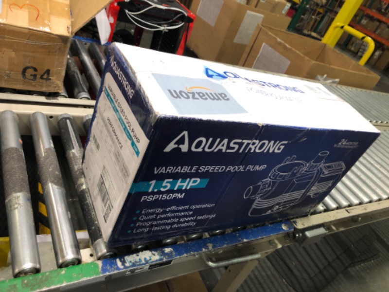 Photo 4 of AQUASTRONG 1.5 HP In/Above Ground Dual Speed Pool Pump, 115V, 4795GPH High Flow, Powerful Self Priming Swimming Pool Pumps with Filter Basket