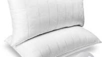 Photo 1 of Bed Pillows Standard Size Set of 2, Premium Down Alternative Cooling Bedding 20 x 26 White, Sleeping Pillow for Back, Stomach or Side Sleepers