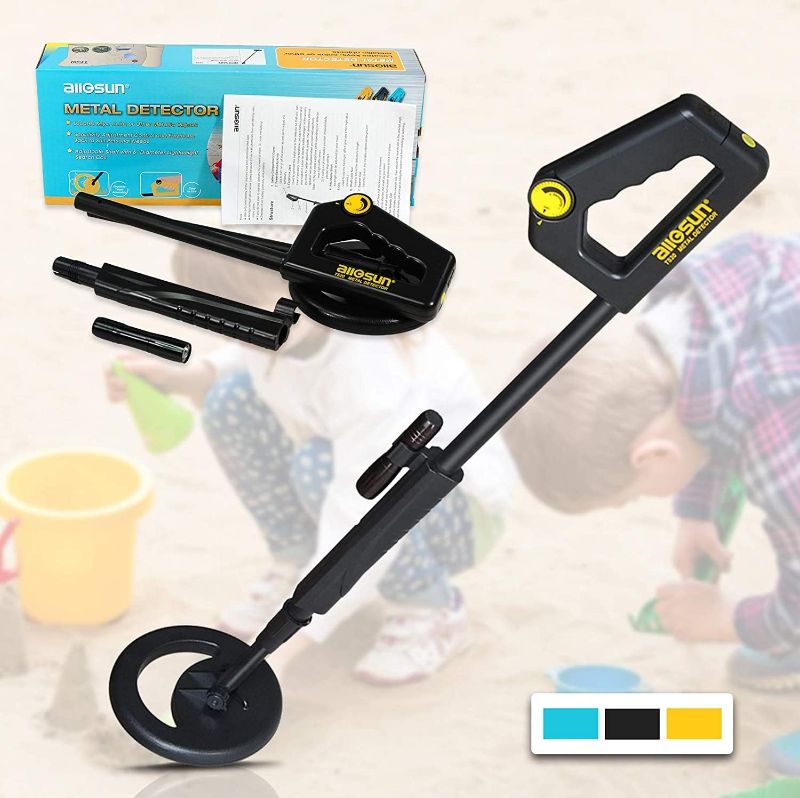 Photo 1 of Junior Metal Detector Christmsa Gift Waterproof with LED Light,Black
