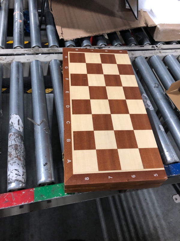 Photo 1 of Wegiel Handmade European Professional Tournament Chess Set With Wood Case - Hand Carved Wood Chess Pieces & Storage Box To Store All The Piece
