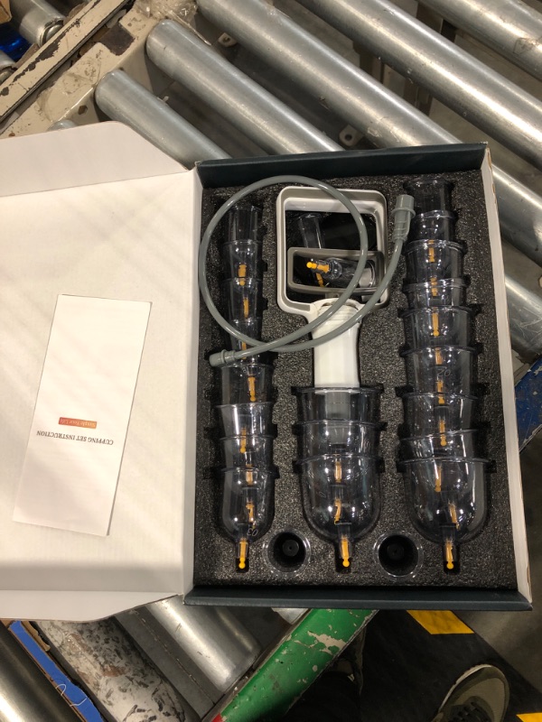 Photo 1 of 17 MMT Cup Plastic Professional and Home Use Cupping Therapy Set with Pump Gun & Extension Tube for Massage and Myofascial Decompression
