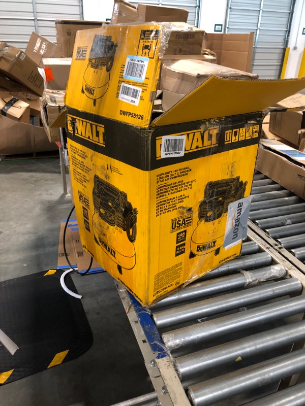 Photo 4 of DEWALT Pancake Air Compressor, 6 Gallon, 165 PSI (DWFP55126)