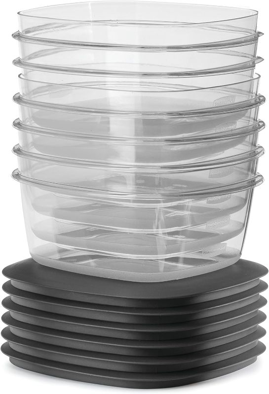 Photo 1 of *5*
\Rubbermaid Premier Food Storage Container, 5 Cup, 6-Pack, Grey
