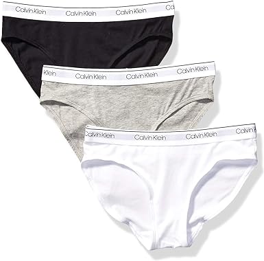 Photo 1 of Calvin Klein Girls' Modern Cotton 2 Pack Bikini
