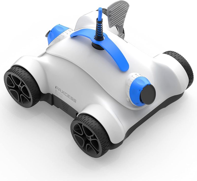 Photo 1 of ***NON FUNCTIONAL//SOLD AS PARTS ALL SALES FINAL*** 
Paxcess Automatic Robotic Pool Cleaner with Powerful Cleaning, with Dual Drive Motors, IPX8 Waterproof, and 33FT Floated Cord - Ideal for Home Pool Cleaning
