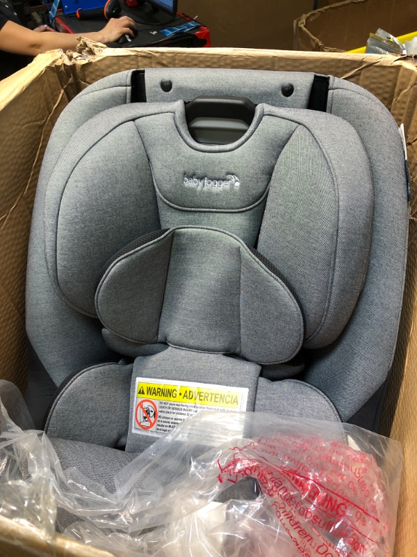 Photo 2 of Baby Jogger City Turn Rotating Convertible Car Seat | Unique Turning Car Seat Rotates for Easy in and Out, Onyx Black