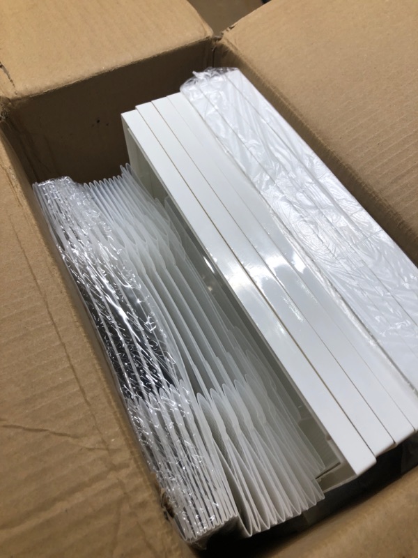 Photo 1 of 12 Pack Shoe Storage Boxes, Stackable Clear Boxes With Doors, Organizer Containers For Sneakers - Fit US Men's/Women's Size 12 (13.4"x 9.8"x 7.1")
