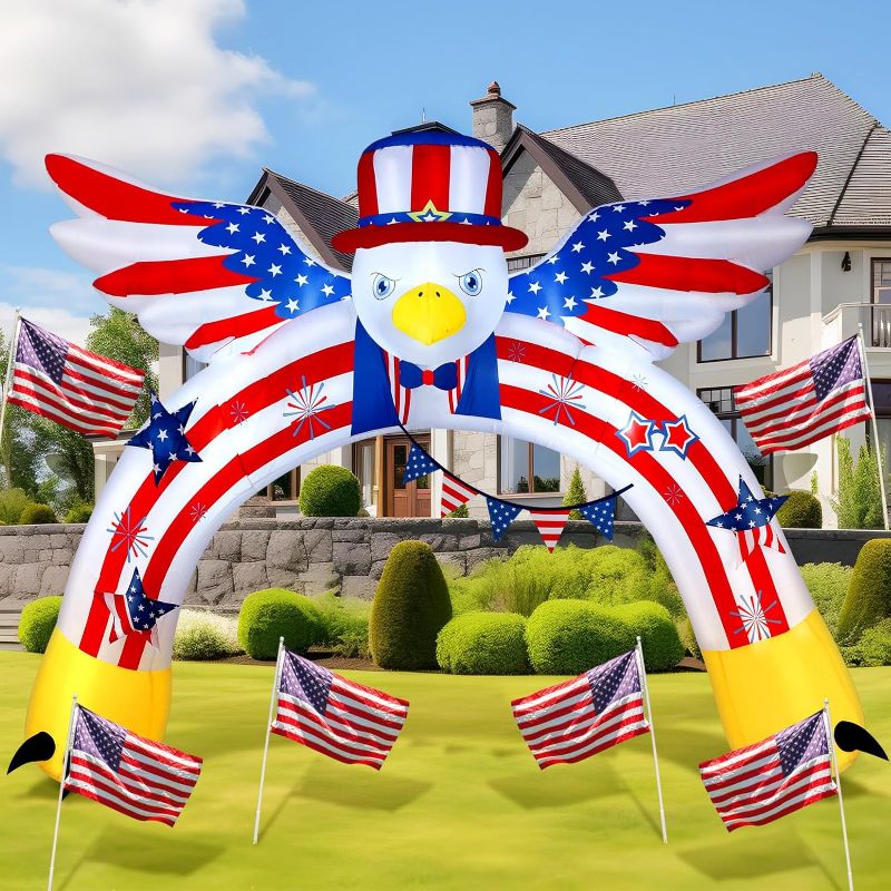 Photo 1 of 10 ft Independence Day Inflatable Outdoor Yard Decoration
