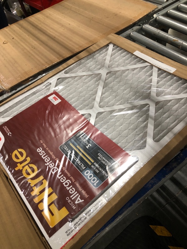 Photo 1 of 3M Filtrete Allergen Defense Filter AD03-2PK-6E-NA, MPR 1000, 20 in x