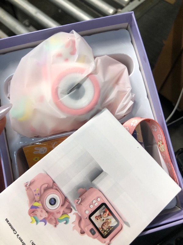 Photo 1 of Kids Camera for Toddler Girls Boys Aged 3-9, YEEHAO 32MP Kids Toys Digital Camera 3 4 5 6 7 8 9 Year Old Girls, Children Birthday Gift for Kids, Pink
