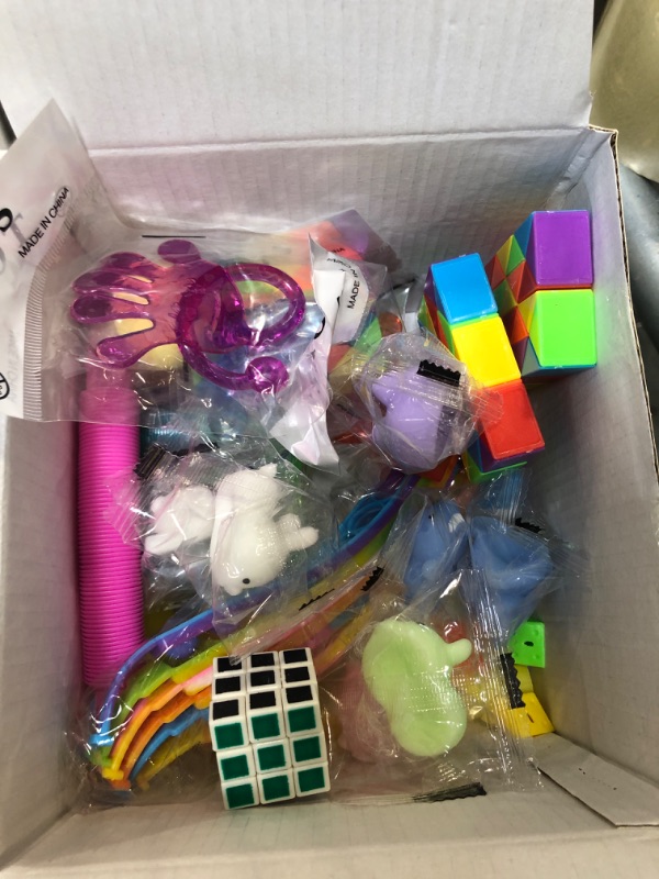 Photo 2 of *missing some items - listed in grading*
FIDGETS
JOYIN mulit Pcs Party Favors for Kids, Popular Fidget Toys Pack, Goodie Bags Fillers for Kids Birthday Party, Prizes in Bulk for School, Pinata Stuffers, Classroom Prizes, Treasure Box Toys
