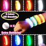 Photo 1 of FANL LED Wristband, Light Up Bracelets LED Armbands, Flashing Sports Wristband Pack of 8 Glow in The Dark Party Supplies for Concerts, Festivals, Sports, Parties, Night Events