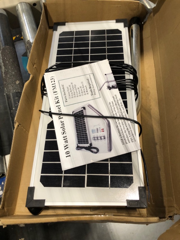 Photo 1 of 10 Watt Solar Panel Kit Compatible with Mighty Mule Automatic Gate Openers Replace# FM123