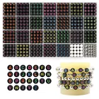 Photo 1 of YQ 1900 Pcs Black Letter Beads, 4x7mm Alphabet Beads for Bracelets Making,Alp...