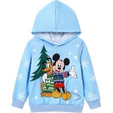 Photo 1 of Disney Mickey and Friends Sweatshirts for Toddler Boys Girls Character Hoodies Tops Sweaters SIZE 4-5.