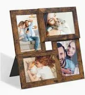 Photo 1 of SONGMICS 4x6 Collage Picture Frames, Family Photo Collage Frame Set of 4 for Wall Decor, Glass Front, Wall Hanging or Tabletop, Rustic Brown
Visit the SONGMICS Store