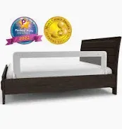 Photo 1 of ***FOR PARTS ONLY NO RETURNS AS IS***RUST***  59 inch Extra Long Toddler Bed Rails - Baby Bed Rail Guard for Kids, Twin, Full, King and Queen Beds - Adjustable Bed Rail for Toddlers - Baby Bed Side Bedrail