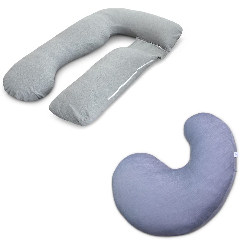 Photo 1 of PHARMEDOC U-SHAPE GREY WITH BEAN NURSING PILLOW