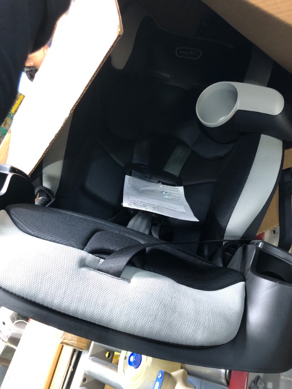 Photo 1 of Evenflo Maestro Sport Harness Highback Booster Car Seat, 22 to 110 Lbs., Granite Gray Wesley