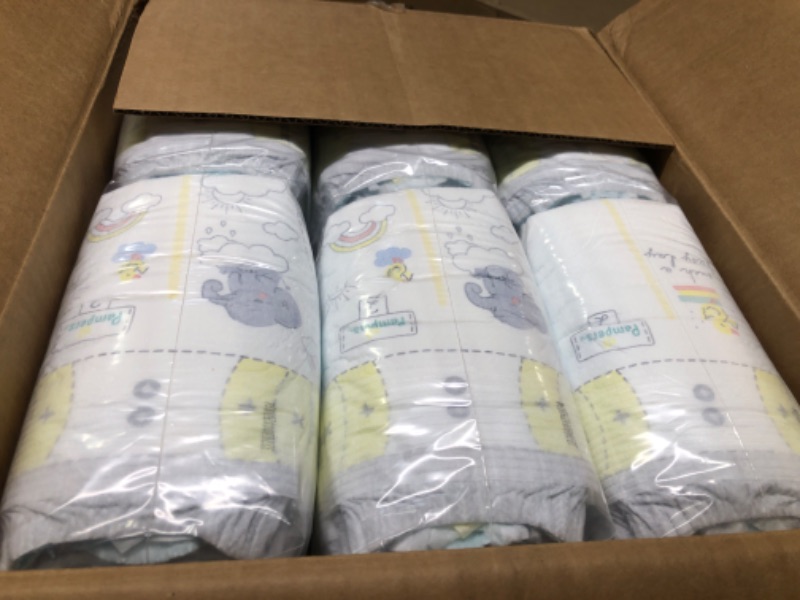 Photo 3 of Diapers Size 2, 186 Count - Pampers Swaddlers Disposable Baby Diapers (Packaging & Prints May Vary) Size 2 (186 Count)