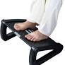 Photo 1 of Foot Rest for Under Desk at Work, Ergonomic 6 Heights Adjustable Footrest with Massage Roller, Portable Under Desk Foot Stool for Home,Office, Black