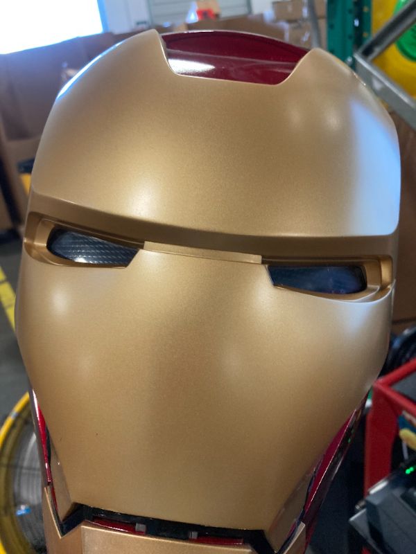 Photo 6 of Hasbro B7435E48 Marvel Legends Iron Man Electronic Helmet****USED*** BOX IS DAMAGED** 