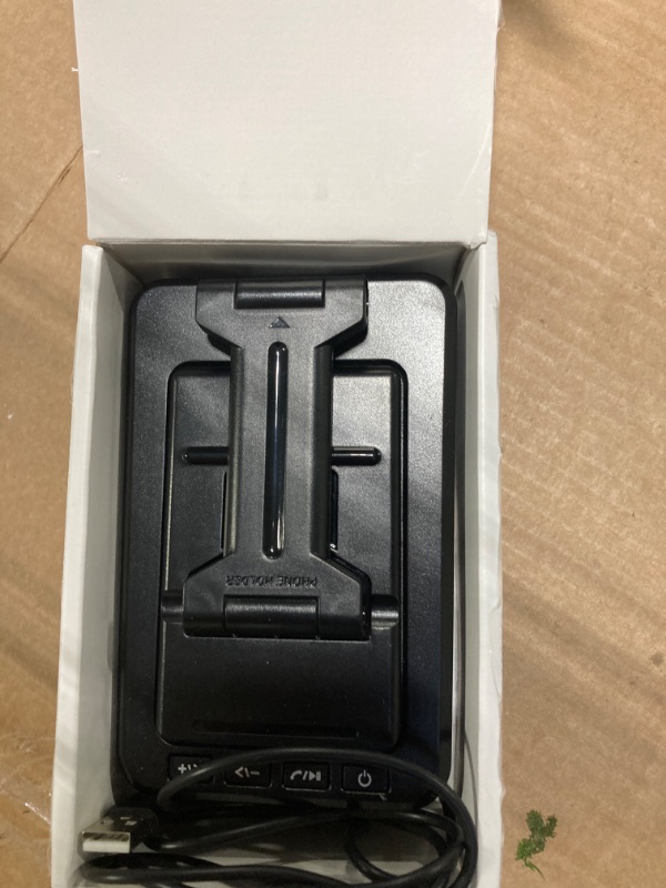 Photo 1 of Cell Phone Stand with Wireless Bluetooth Speaker and Anti-Slip Base HD Surround Sound Perfect for Home and Outdoors with Bluetooth Speaker for Desk Compatible with iPhone/ipad/Samsung Galaxy

