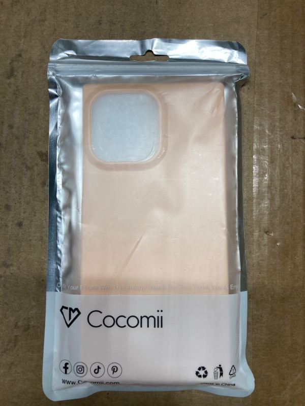 Photo 2 of Cocomii Square Case Compatible with iPhone 14 Pro Max - Luxury, Slim, Matte, Solid Color, Timeless Neutrals, Fingerprint Resistant, Anti-Scratch, Shockproof (Nude) Nude iPhone 14 Pro Max