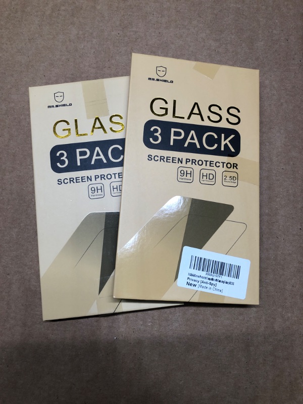 Photo 2 of Mr.Shield [6-Pack] Privacy Screen Protector Compatible with Samsung Galaxy A53 5G / A51 / A51 5G / A52 / A52 5G [Tempered Glass] [Anti Spy] Screen Protector - 2 PACK 