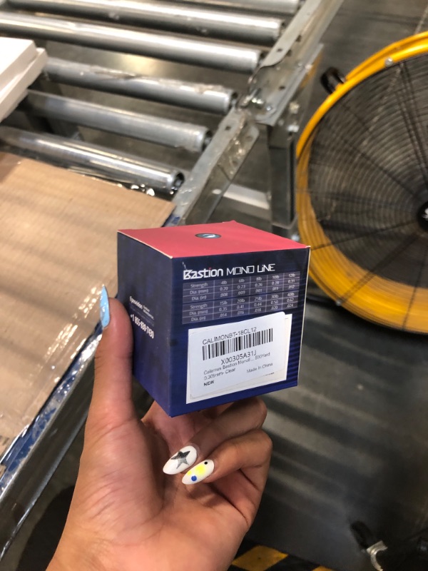 Photo 1 of Calamus Bastion Monofilament Fishing Line - Strong Abrasion Resistant Mono Line - Superior Nylon Material Mono Fishing Line for Freshwater and Saltwater, Fishing Gifts for Men Clear 12LB/500Yards (1/8LB Spool)