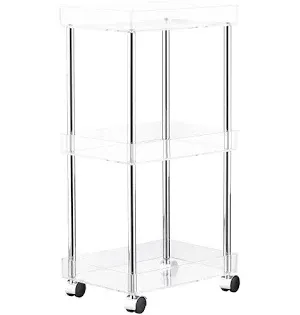 Photo 1 of 3-Tier Rolling Cart Acrylic ** not exact photo ** 