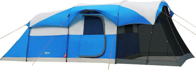 Photo 1 of ***USED**FOR PARTS ONLY***AS IS ALL SALES ARE FINAL***NO RETURNS** PORTAL 6/8 Person Family Camping Tent with Screen Room, Water Resistant Big Tunnel Tent with Rainfly, Large Family Tent for Outdoor Camping, Party