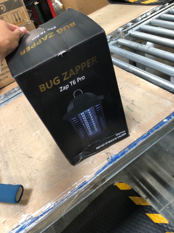 Photo 3 of  Bug Zapper Outdoor Electric, Mosquito Zapper, Fly Traps, Fly Zapper, Mosquito Killer, 3 Prong Plug, 90-130V, ABS Plastic Outer (Black)
