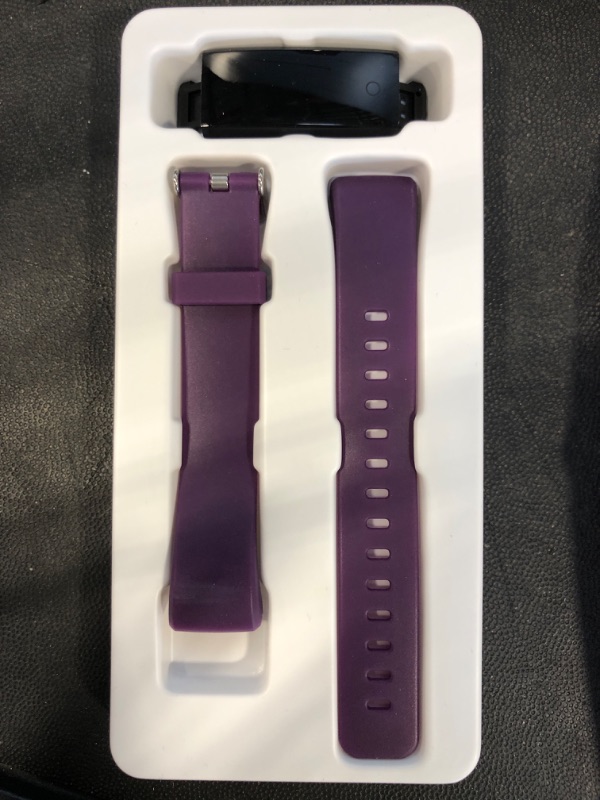 Photo 3 of ***USED***MISSING CHARGER*** GRV Fitness Tracker Non Bluetooth Fitness Watch No App No Phone Required Waterproof Pedometer Watch with Steps Calories Counter Sleep Tracker for Men Women Parents Purple