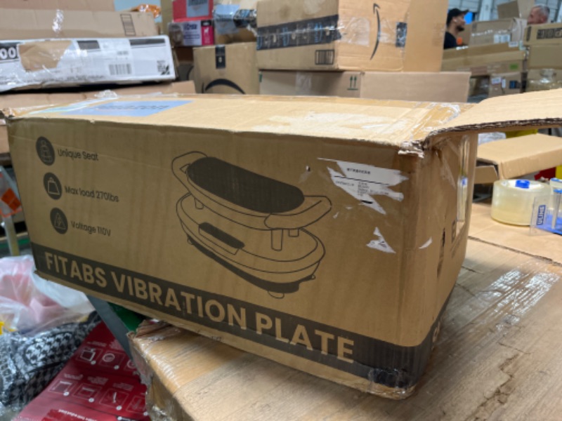 Photo 2 of ****USED**FOR PARTS ONLY**SOLD AS IS **ALL SALES ARE FINAL*** EILISON FITABS 3D Vibration Plate Exercise Machine - Oscillation, Pulsation + 3D Motion Vibration Platform | Whole Body Viberation Machine for Weight Loss, Shaping, Recovery, Toning, ABS Brown 