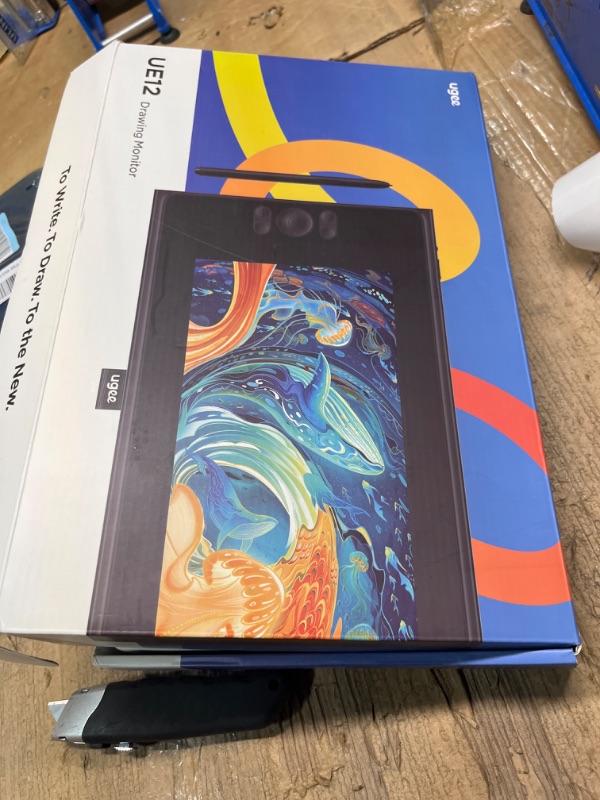 Photo 2 of ***MISSING STYLUS//SOLD AS IS ALL SALES FINAL*** 
UGEE UE12 Drawing Tablet with Screen 11.9 inch Art Tablet with Full-Laminated Screen,Ultra-Wide Color Gamut Multiple Color Spaces Battery-