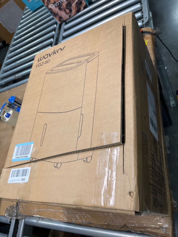 Photo 3 of ***AS IS / NO RETURNS -  FINAL SALE***
Waykar 80 Pints Energy Star Home Dehumidifier for Spaces up to 5,000 Sq. Ft at Home, in Basements and Large Rooms with Drain Hose, Handle, Auto Defrost and Self-Drying. 80 Pints 5000 Sq. Ft