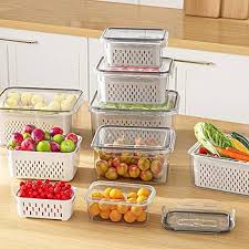 Photo 1 of  6 Pack Fruit Storage Containers for Fridge