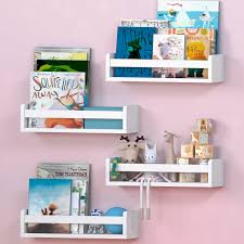 Photo 1 of  HOMEY PANDA Nursery Book Shelves (2+2 White)