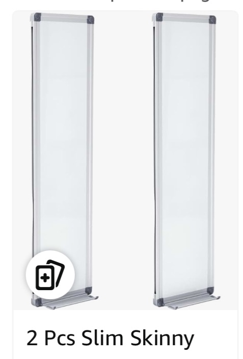 Photo 1 of 
Pcs Slim Skinny Whiteboard 2pcs 7.9x31.5