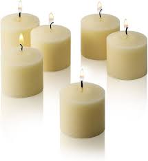 Photo 1 of  Votive Candle + Glass Cotton Ivory. Pack of 72