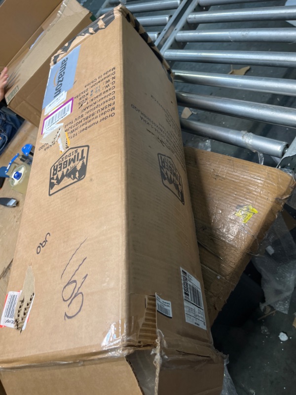 Photo 1 of TIMBER RIDGE 5 Person SUV Tent with Movie Screen Weather Resistant Portable for Car SUV Van Camping, includes Rainfly and Storage Bag, 10' W X 8' L X 7.1' H Khaki