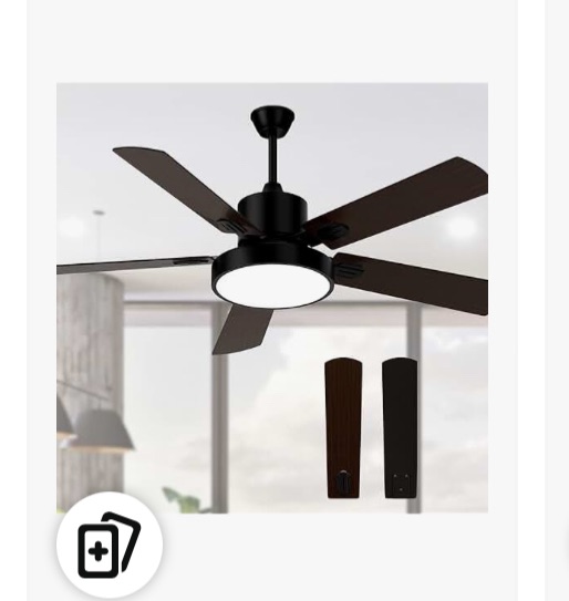 Photo 1 of 
Obabala Ceiling Fan with Light, Indoor 