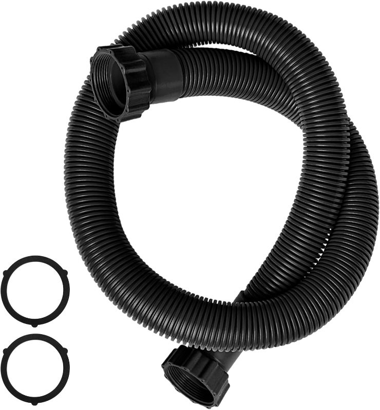 Photo 1 of 1.5" Diameter 29060E Pool Pump Hoses for Above Ground Pools - Black Pool Pump Hose for Intexx Cole man Filter Pumps, Sand Filters & Saltwater Systems, 59" Long Accessory Hose, 1 Pack
Visit the IDEASURE Store