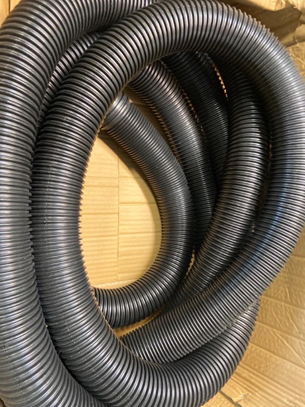 Photo 2 of 2" Diameter 29060E Pool Pump Hoses for Above Ground Pools - Black Pool Pump Hose for Intexx Cole man Filter Pumps, Sand Filters & Saltwater Systems, 59" Long Accessory Hose, 1 Pack
