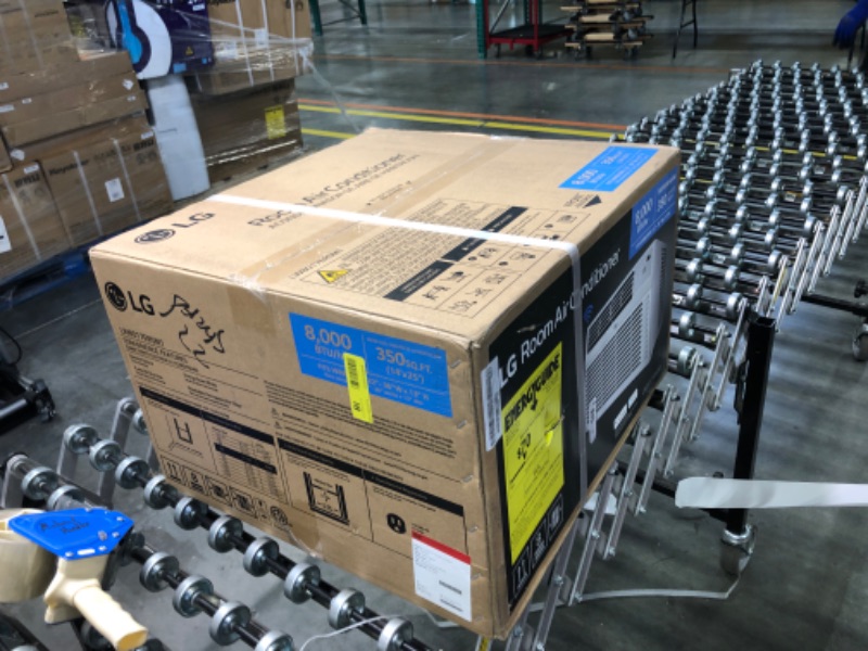 Photo 1 of LG 8000 BTU Window Air Conditioners 2023 New Remote Control WiFi Enabled App Ultra-Quiet Washable Filter Cools 340 Sq. Ft for Small & Medium Room AC Unit air conditioner Easy Install White LW8017ERSM1 8,000 BTU