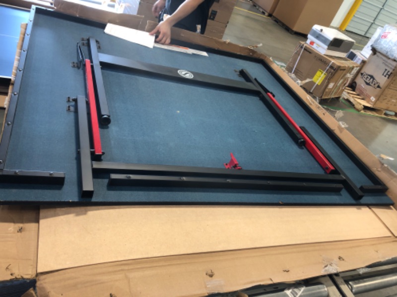 Photo 3 of ** minor damage, can still be built**
STIGA Advantage Series Ping Pong Tables - 13, 15, 19, and 25mm Tabletops - Quickplay 10 Minute Assembly - Playback Mode - Recreational to Tournament Level 15MM