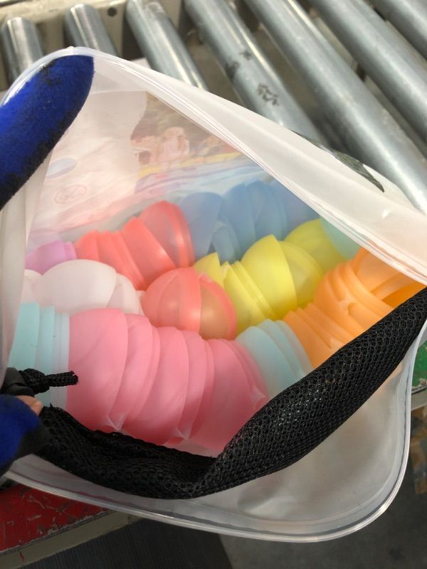 Photo 1 of 24 PCS Reusable Water Balloons Water Balls,Bbiodegradable Water Balloons,Soft Silicone Water Balloons Self Sealing Quick Fill Summer Games for Kids Outside...
