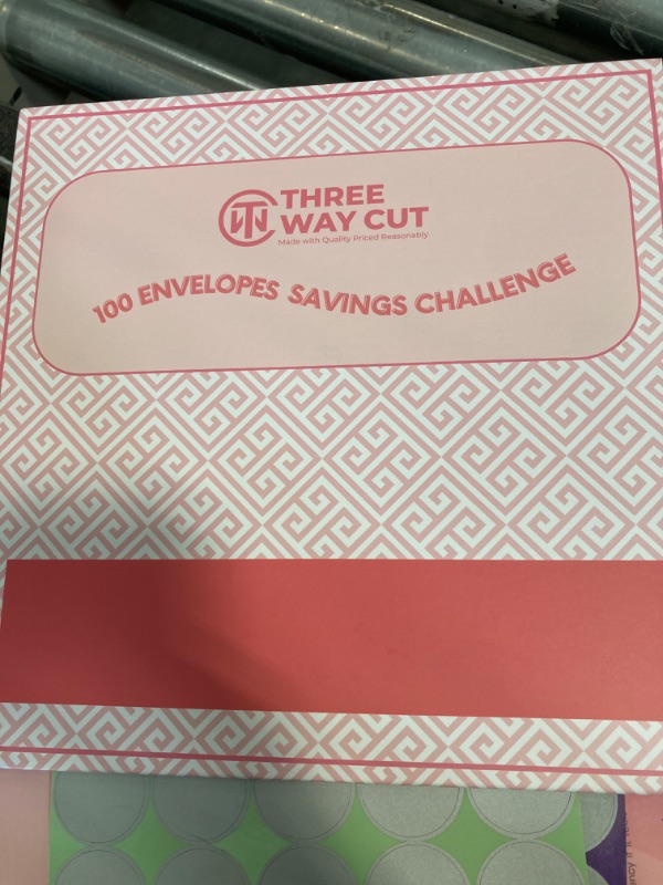 Photo 2 of 100 Envelopes Money Saving Challenge Pink - Save 5050 Dollars In 100 Days Premium Kit, 100 Cash Envelopes & Organizer Box Set, Trendy Tiktok & Youtube Bucks Savings Challenge, Fun Gift Ideas